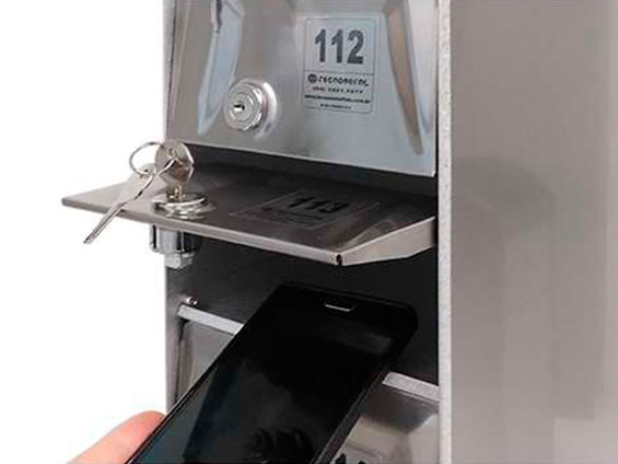 Acesse a retirada frontal de objetos.