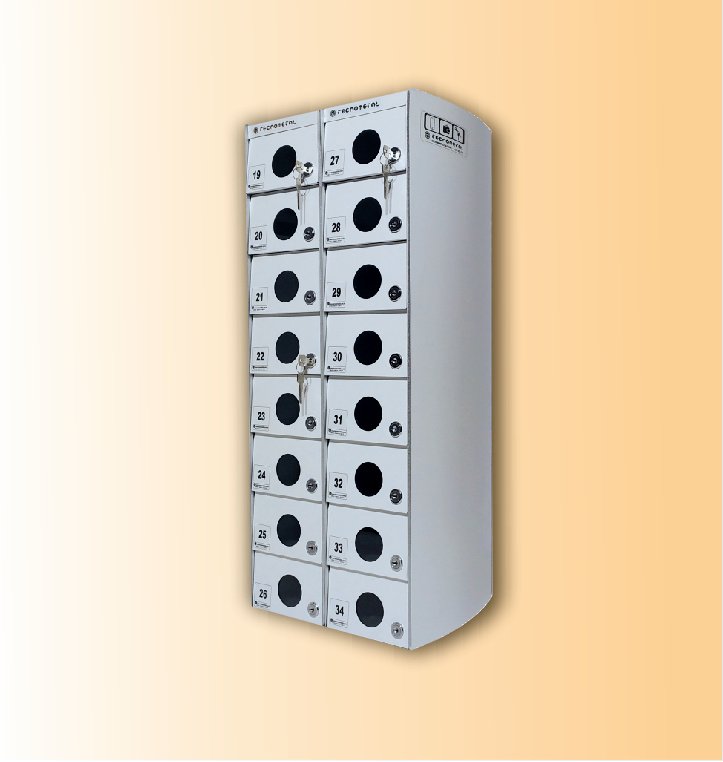 Ambiente: vista frontal Instalar em locais de fácil acesso e circulação de pessoas