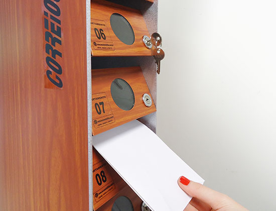 Colocação de objetos.