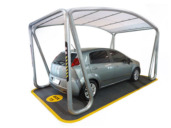 Estrutura tubular de aço Zincado - Diâmetro 100 mm